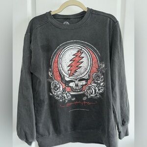 Women's Grateful Dead Steal Your Face Sweatshirt by Life Clothing Co. Size Small